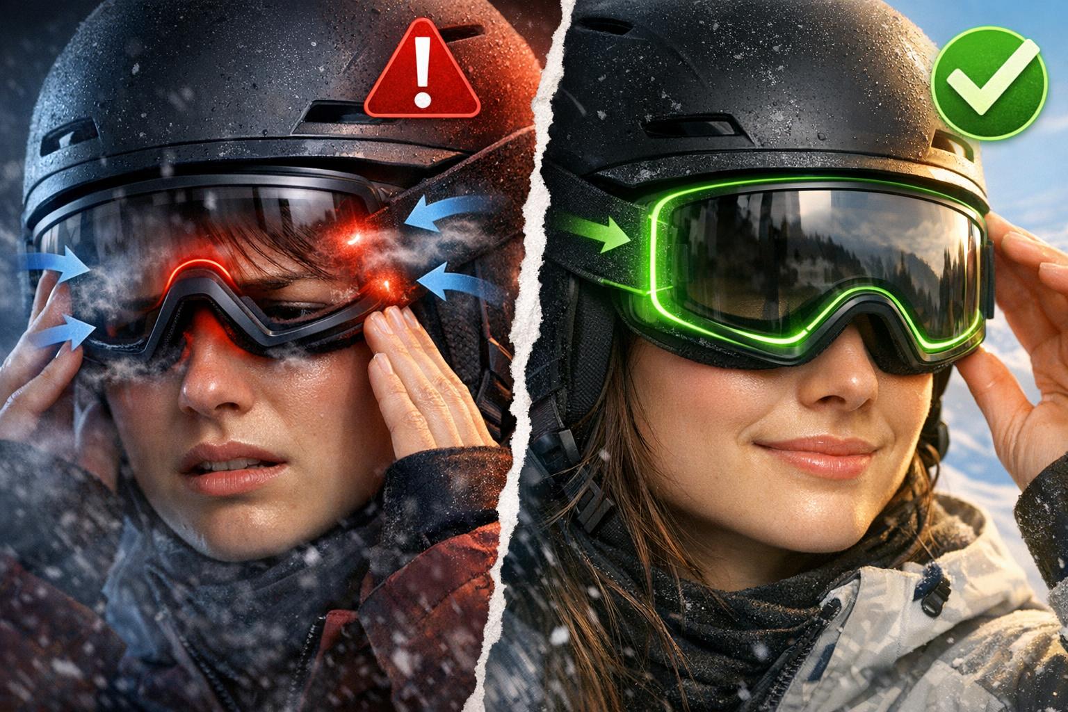 Snowboard Goggle Fit Check for Smaller Faces Snowboard goggle fit check for smaller face and helmet compatibility